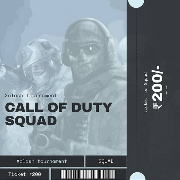 Call Of Duty Squad Ticket